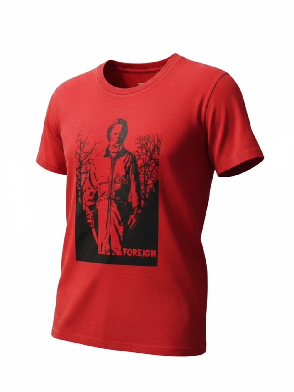 Foreign NWOT Red Short Sleeve Tee with Graphic